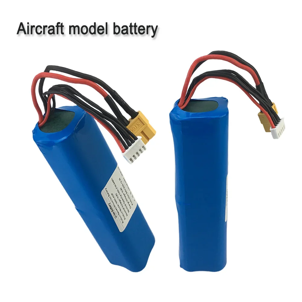 For Various RC Airplane Quadrotor XH2.54-5P XT60，18650 4S2P 14.8V 6.8Ah High Capacity UAV Rechargeable Li-ion Battery