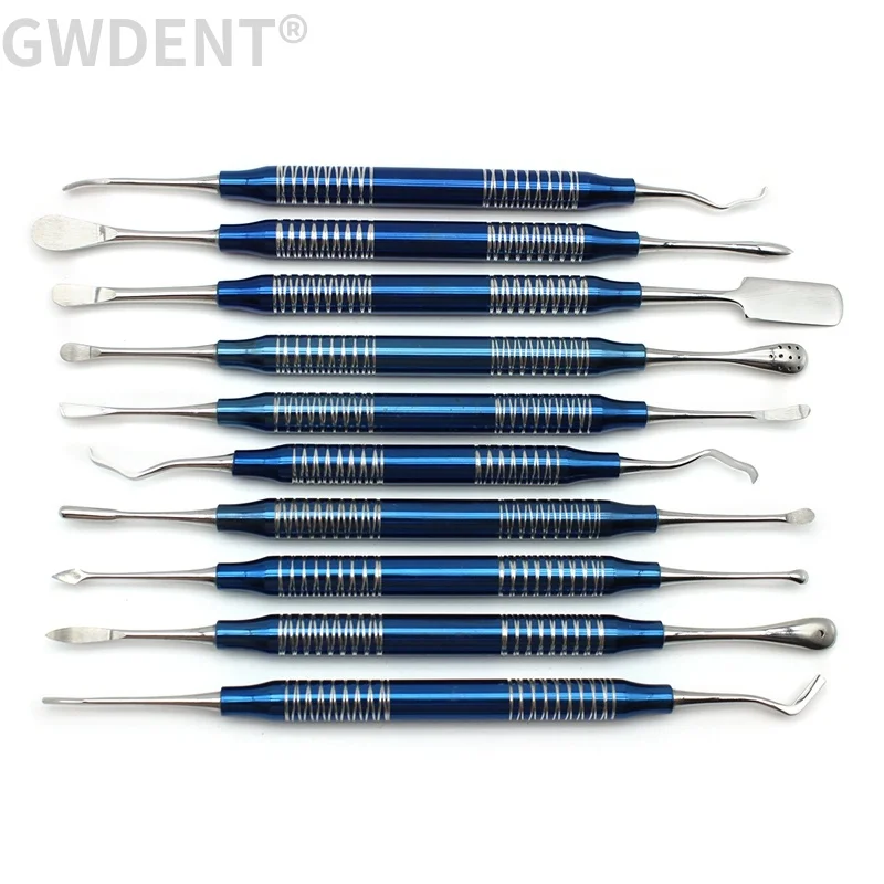10pcs Double Ends Dental Implant Periosteal Elevator Seperator Tool for Reflecting and Retracting Dental Supplies