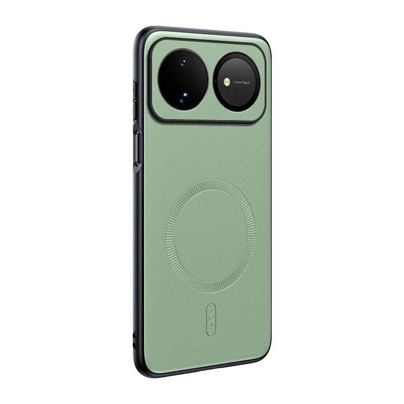 Für Huawei Nova 16: Magnetische Schutzhülle aus Leder, Anti-Fingerabdruck, rutschfest, aus PC+TPU. – Detail 2