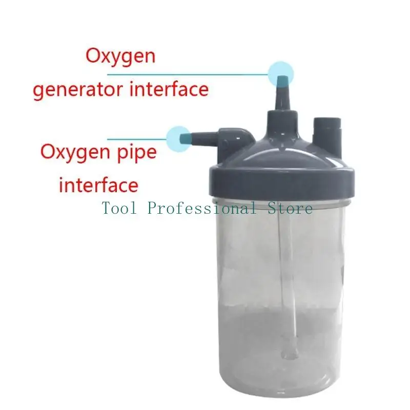 57QF Botella agua Humidificador Copa oxígeno Generador concentración Humidificación