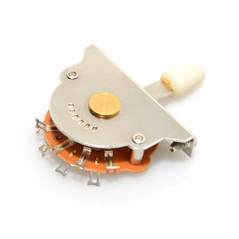 Miwayer 1pcs Electric Guitar Switch 3-Way 4-Way 5-Way Metal Plastic with Screws - Essential Guitar Accessories for Musicians