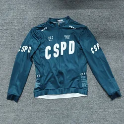 CSPD Thermal Fleece Cycling Jersey,Anti-pilling Bike Shirts Winter Outdoor Bicycle Clothing,Keep Warm Cycling Clothing