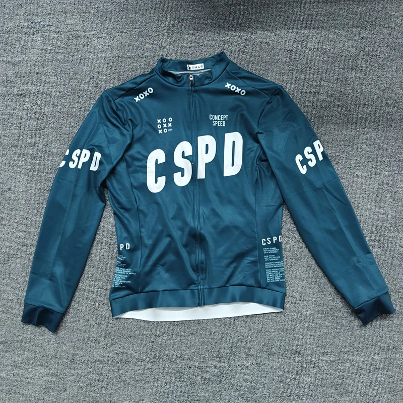 CSPD Thermal Fleece Cycling Jersey,Anti-pilling Bike Shirts Winter Outdoor Bicycle Clothing,Keep Warm Cycling Clothing