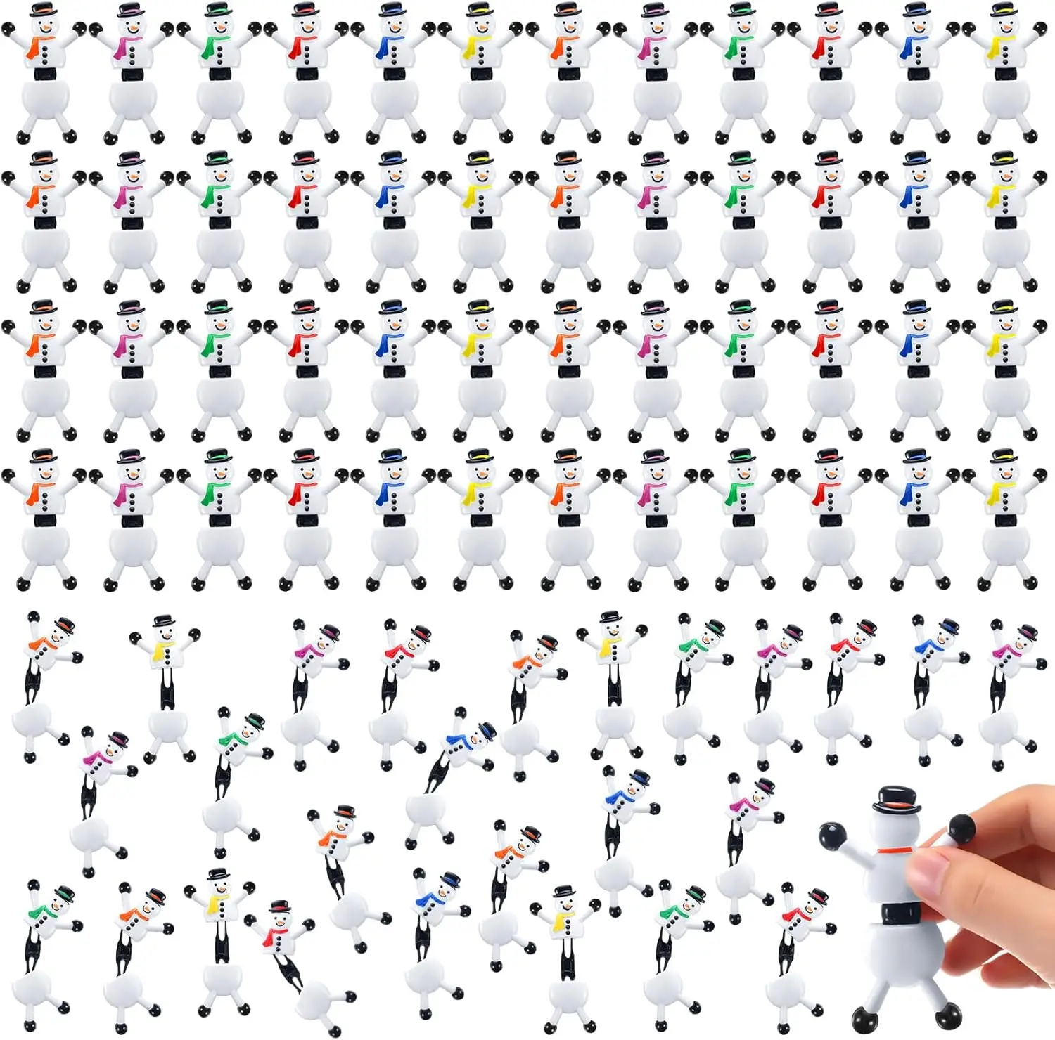 

72 Pcs Sticky Wall Toys, Stretchy Climbing Party Favors for Valentine's Day, Christmas, and Birthday Celebrations