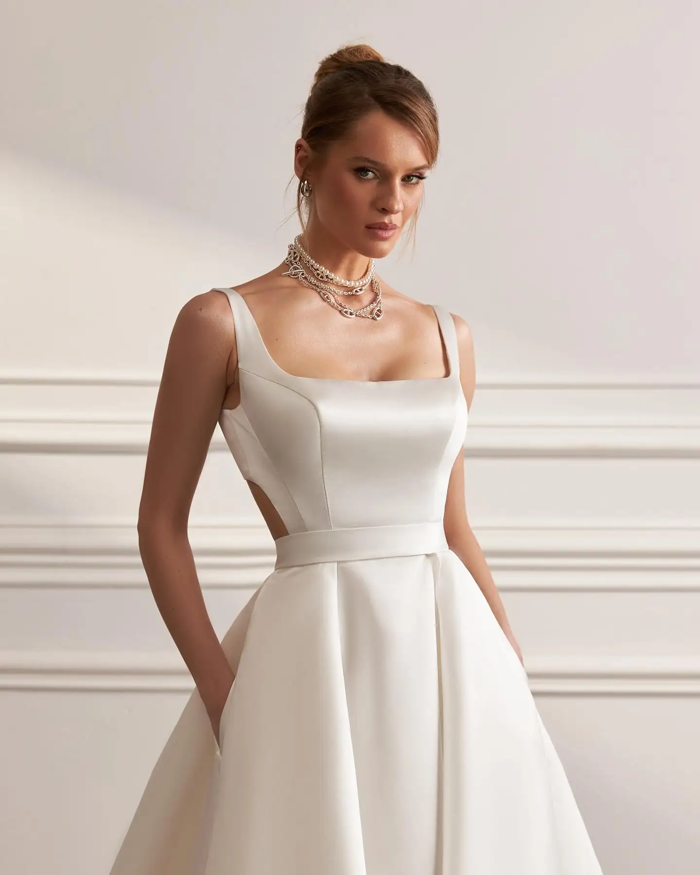 FOLOBE Angepasst Square Neck Prom Kleider Vintage Abendkleider vestidos de noche A-Line Ballkleid Hochzeit Party 2025