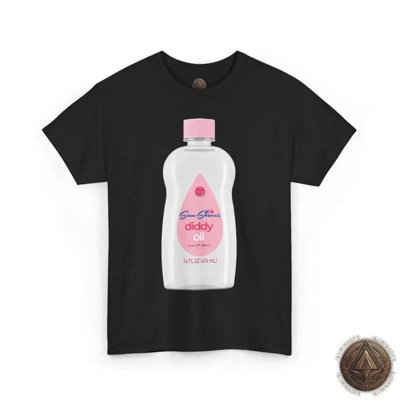 Diddy Oil T-Shirt for Men & Women, Funny Puff Daddy Tee, Baby Oil Gift Shirt