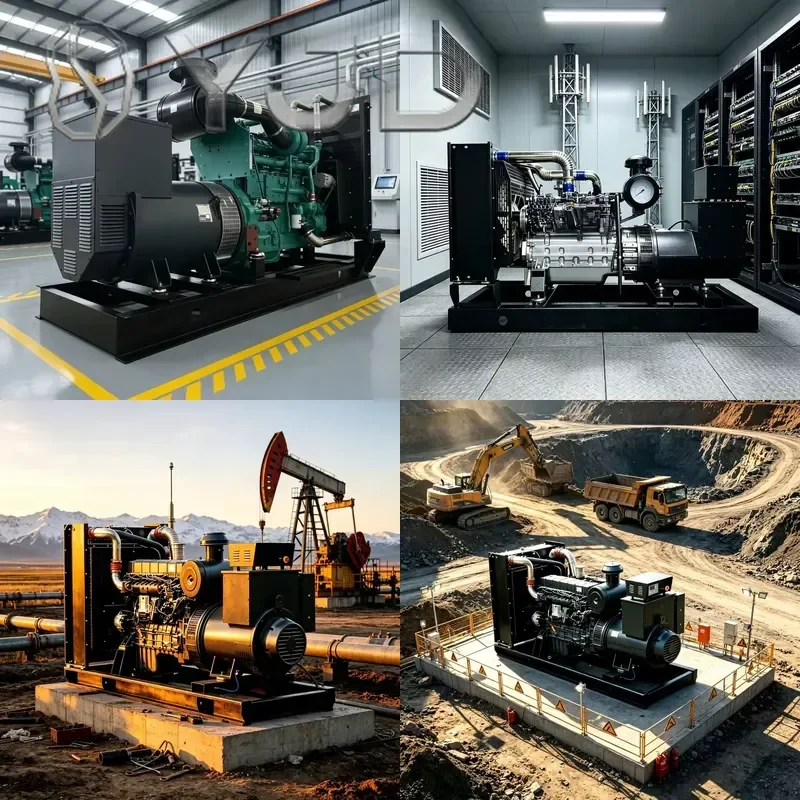 YJD Used Yuchai Engine Diesel Generator 50kva 100kva 200kv 300kva 400kva 500kva 600kva 800kva 1000kva Silent Type ATS