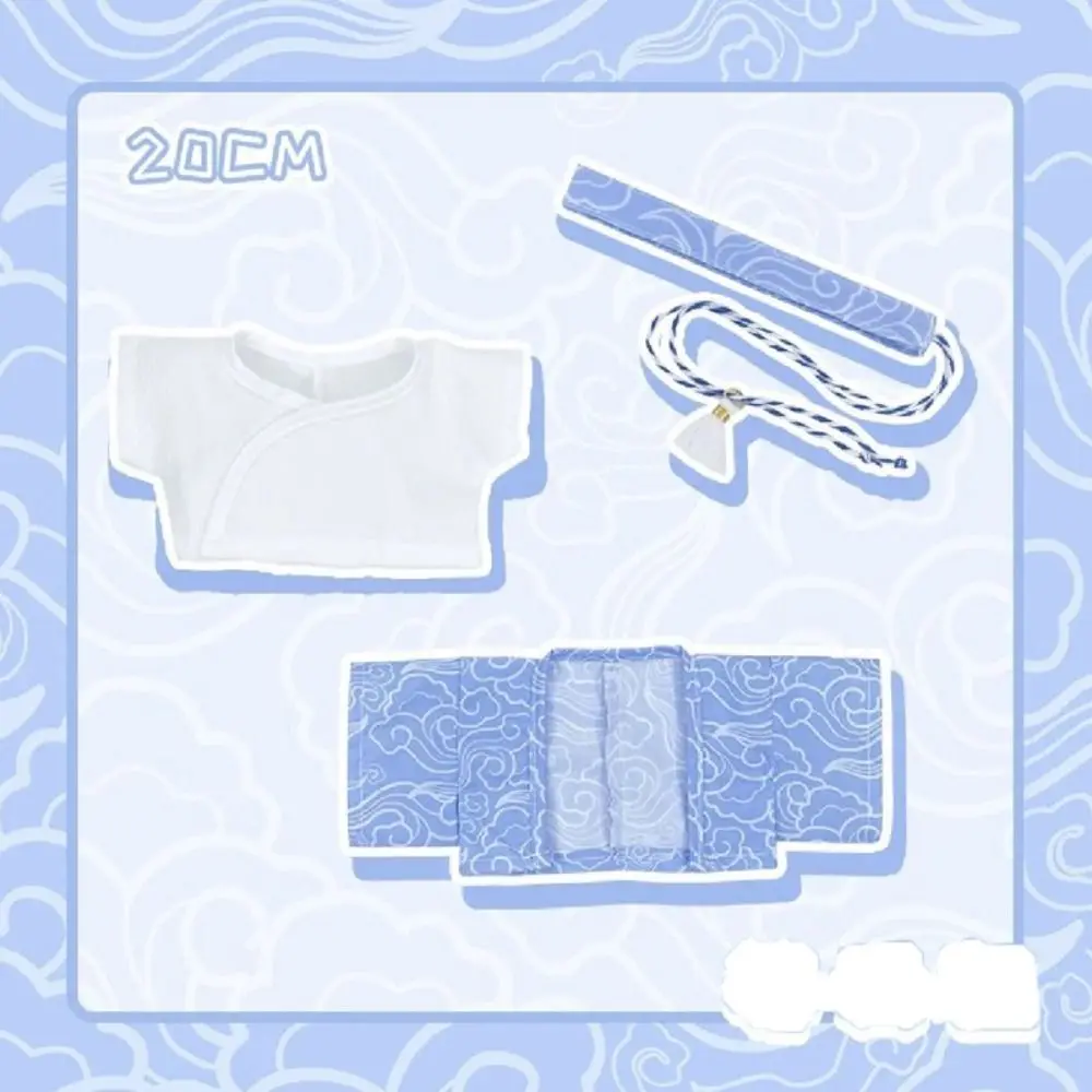 Vêtements de poupée Cool 20CM pour enfants, cadeau d'anniversaire pour enfants, Kawaii, Adorable Kimono japonais, accessoires de Costume à la mode de haute qualité, 3 pièces/ensemble