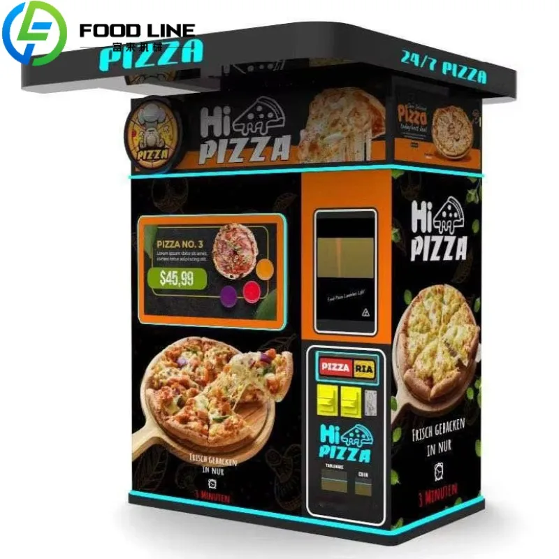 

Automated Pizza Vending Machine Self Service Hot Fresh Pizza Vendor for Transportation Hubs