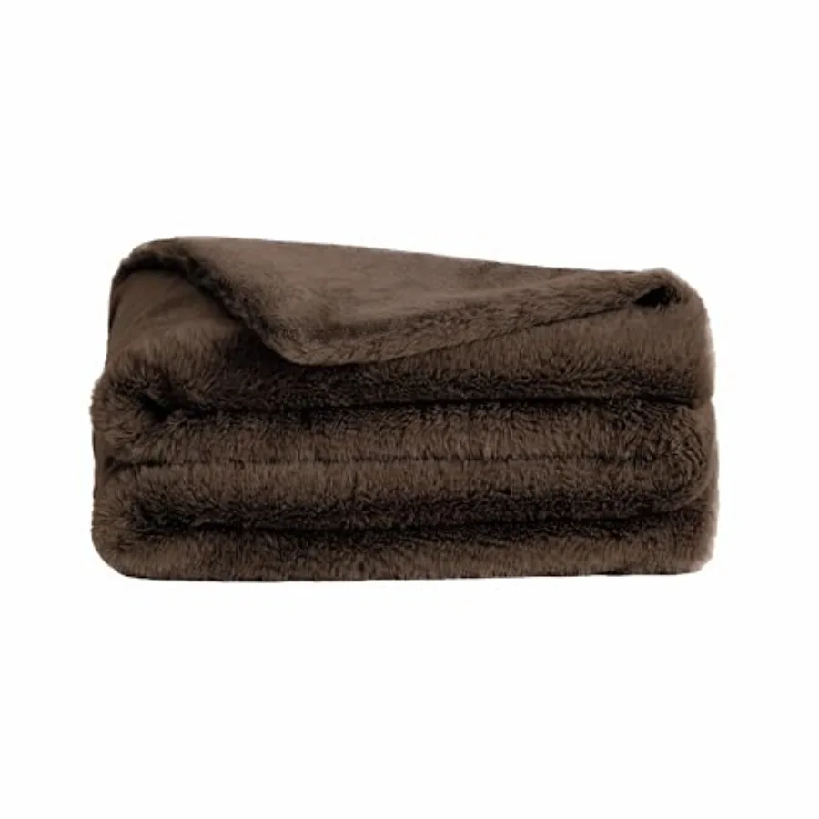 

Lil' Pet Marsh Faux Fur Pet Blanket Extra Soft, Lightweight, Washable Dog Blanket Comfort and Protection for Couch, Crate, or B