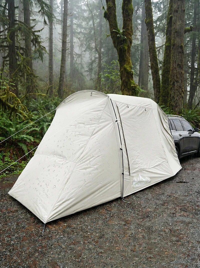 Lohascamping Car box docking tent  Portable Waterproof SUV Tail Tent 3-4 people Dome tent Sunshade Tunnel style tent,Large tent, image 4