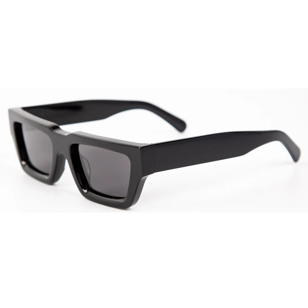Mode Polarisierte Sonnenbrille für Frauen Hohe Qualität Acetat Breiten Rand Dicken Rahmen Quadratische Brillen Männer Im Freien Fahren Sonnenbrille