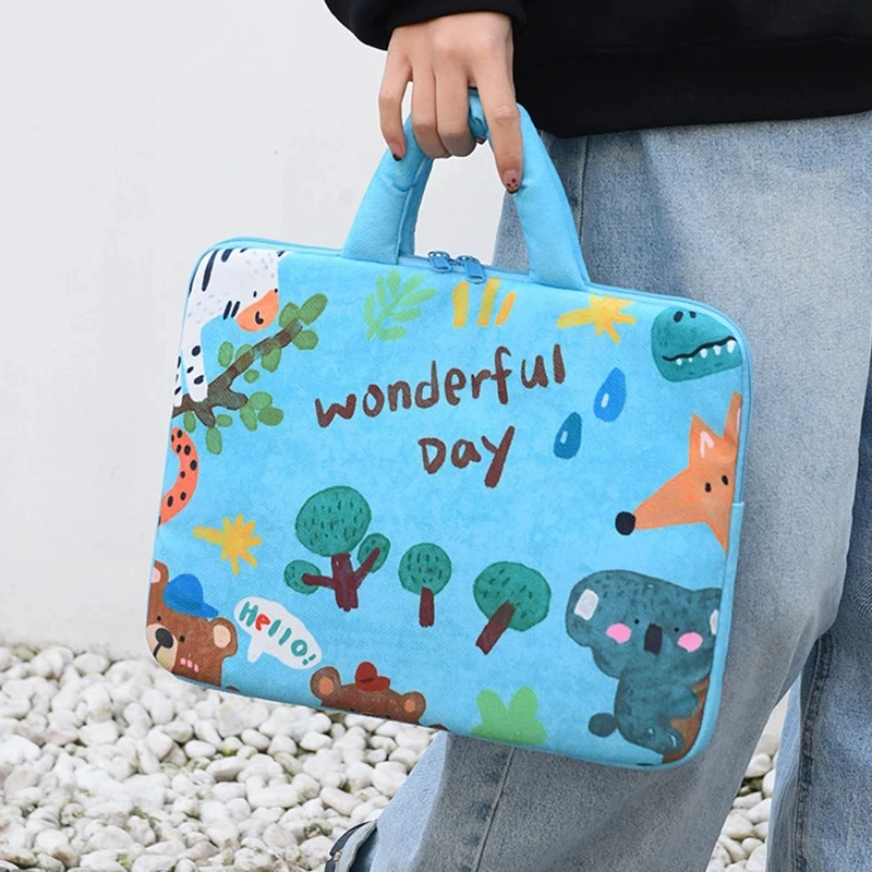 

New Cute Laptop Bag and Coin Purse Handbag for 13 Inch Computer Pouch 11 Inch IPad Tablet Bag Comes with Data Cable Storage Bags