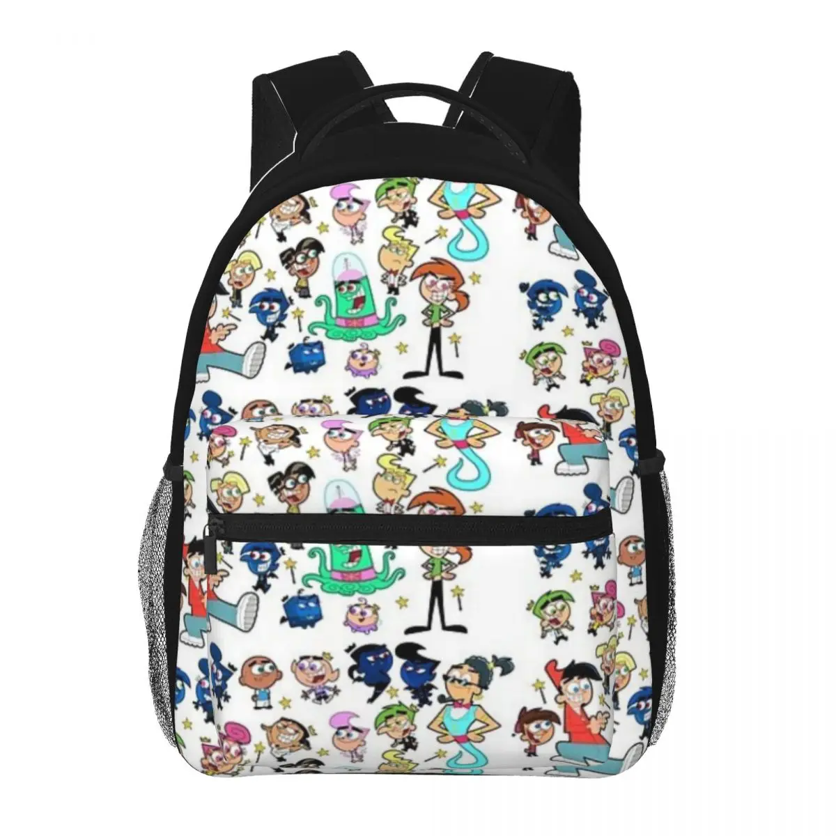 Mochila impermeável para meninas e meninos, justo padrão, nova moda, alta capacidade, na moda, saco de livro escolar, 16 Polegada