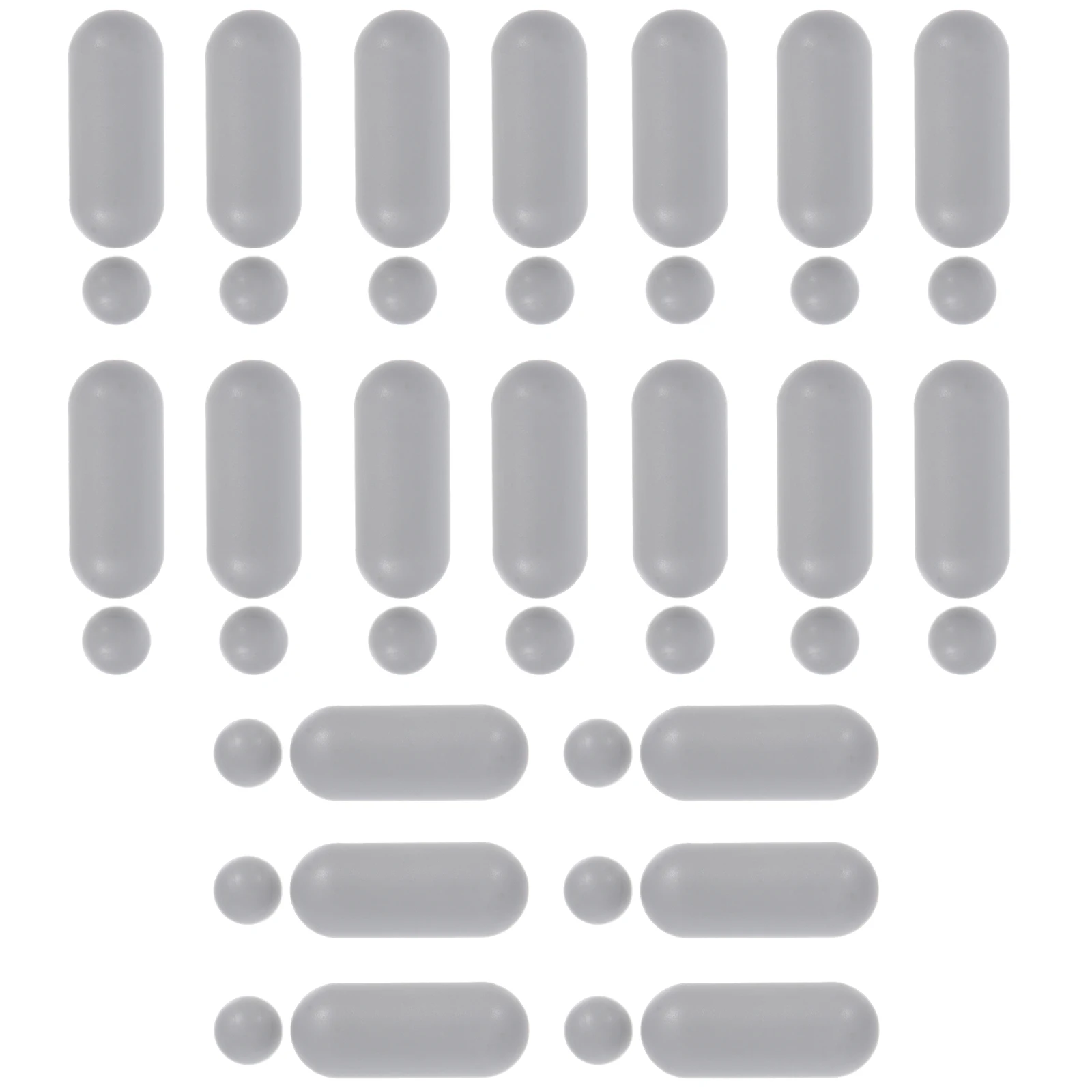 

1 Set Seat Bumpers Universal Anti-Skid Mute Gasket For Home Use Plastic Buffer Pads Toilet Seat Cushioning Pads Household Toilet