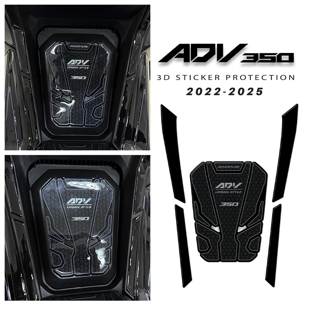 

Motorcycle fuel tank area protection 3D stickers for ADV 350 accessories Tank pad adv350 2025 2024 2023 2022
