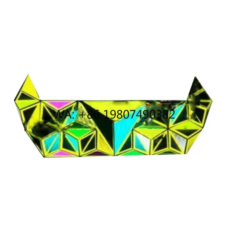 P5 Full Color Flexible LED Video Wall 3D Custom Smart Display Screen For DJ Booth Stage Indoor Event Use