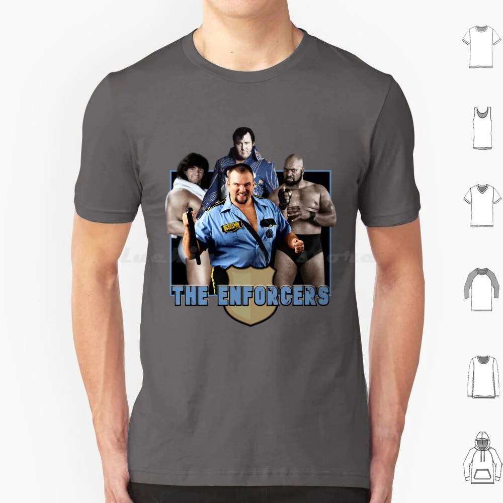 The Enforcers-1989 T Shirt Cotton Men Women DIY Print Wrestling Prowrestling Vintage 80s 90s Retro