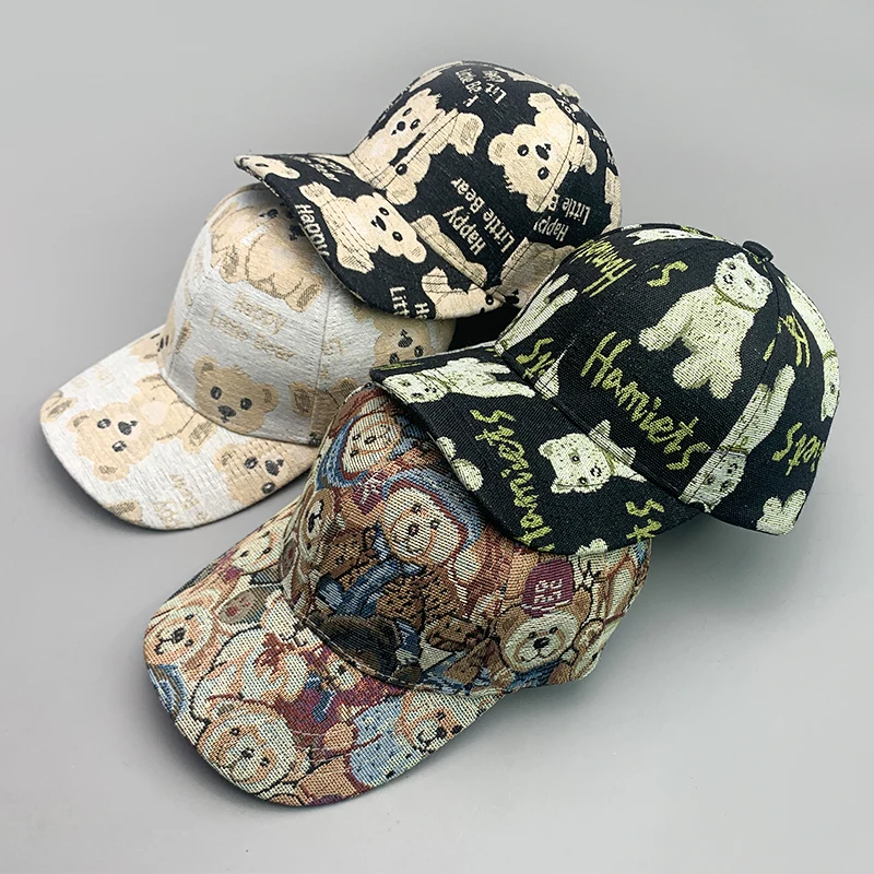 New Japanese Cartoon Dog Funny Men Women Baseball Hats Cotton Comfortable Kpop Streetwear Female Kawaii Fashion Cute Sport Caps