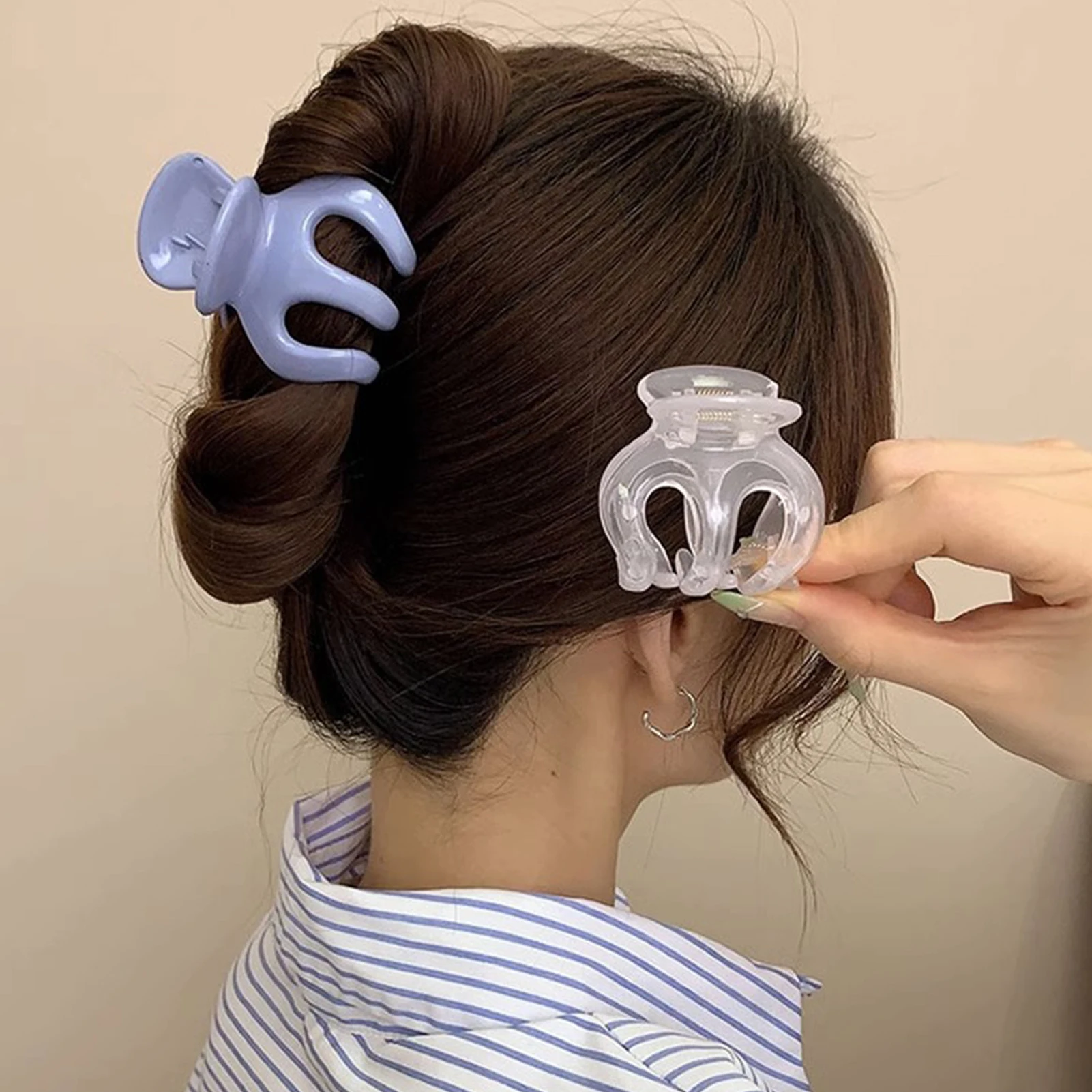 Mini Hair Clip Korean Style Fashion Cute Claw For Fringe Kids Girls Candy Color Hair Pins for Pieces Shark Clip Hair Accessories