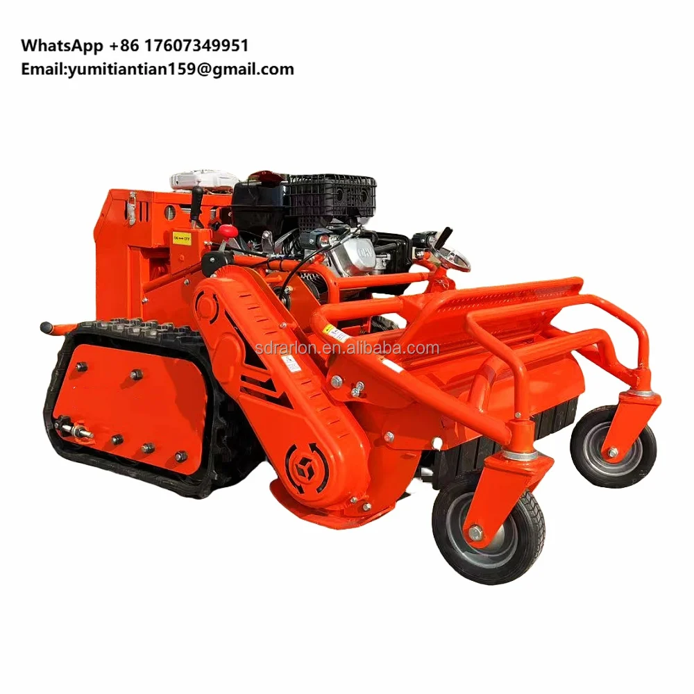 Automated Electric Weed Cleaning Machinery Wheeled Remote Control Lawn Mower Ai Smart Home Grass Chopper