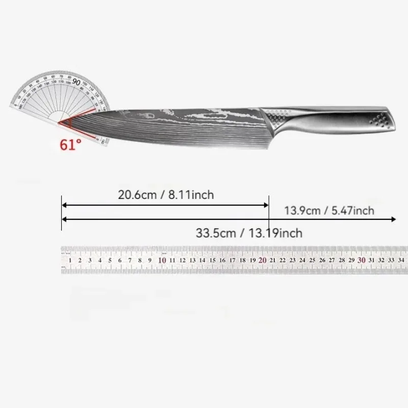 Chief chef's knife kitchen household vegetable cutting Yusheng meat cutting multi-purpose fruit cooking steak knife view 6