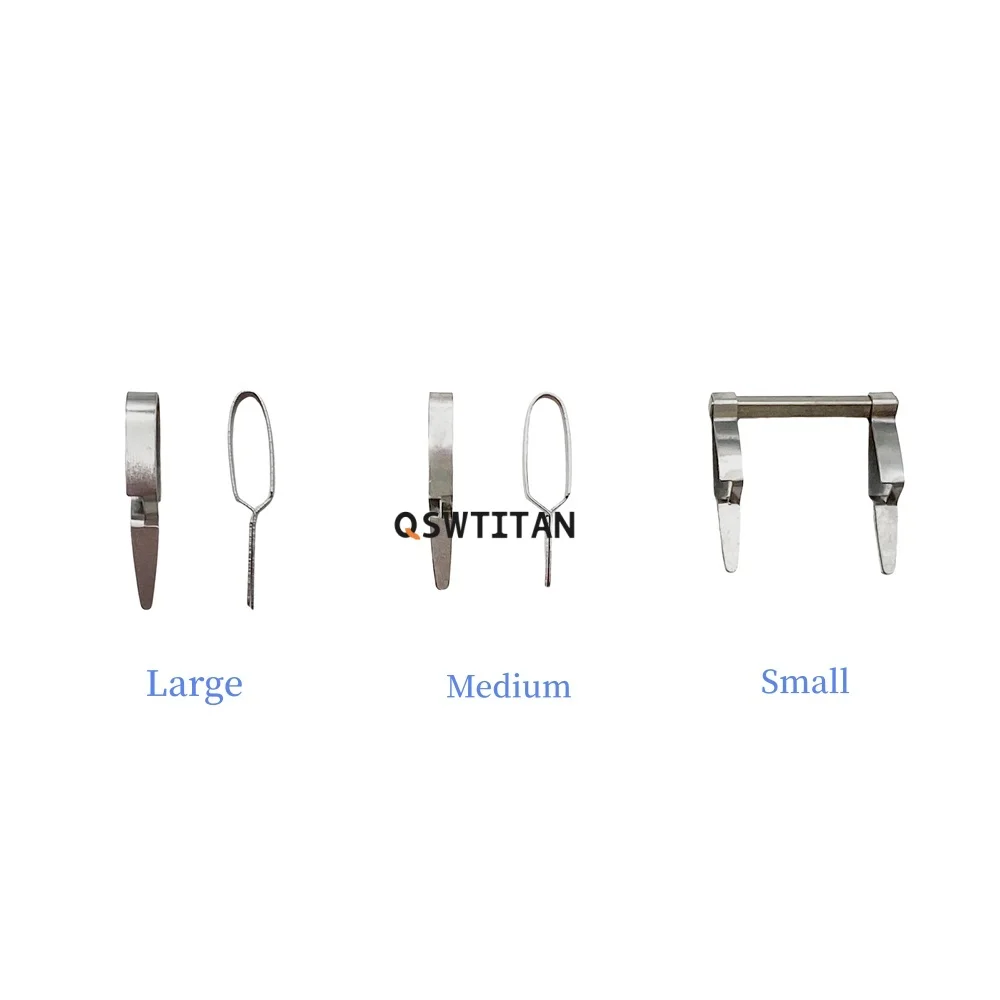 Hemostatic clip arterial venous clamp small blood vessel clip experiment closed device temporary blocking clamp pet