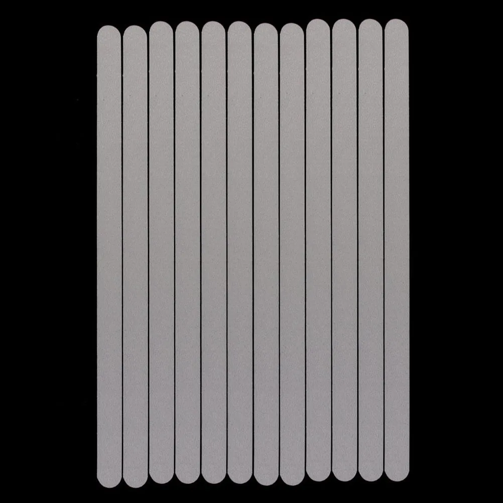 

12Pcs Non Slip Anti Tape White Silicone Primer for Stair Strips Steps Ladders Safety Sticker Anti Tape Stair Sticker