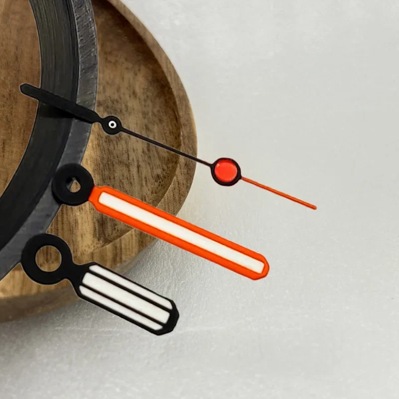 GMOGAR żółte 8.7*13*13.5mm zielone świecące wskazówki zegarka dla AP Royal Oak NH35 NH36 ruch podwyższone wskaźniki zegarka akcesoria