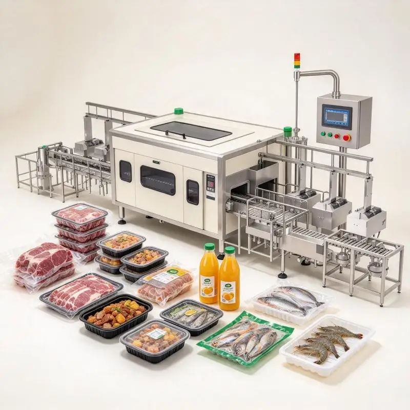 High Pressure Pasteurization Machine HPP Cold Sterilization System Easy Maintenance for Food Processing Plant