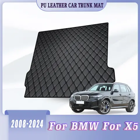 Car Trunk Carpets Mats For BMW X5 2024 2023 2022 2021 2020 2019 2018 2017 2016 2015 2014 2013 2012 2011 - 2008 Auto Accessories
