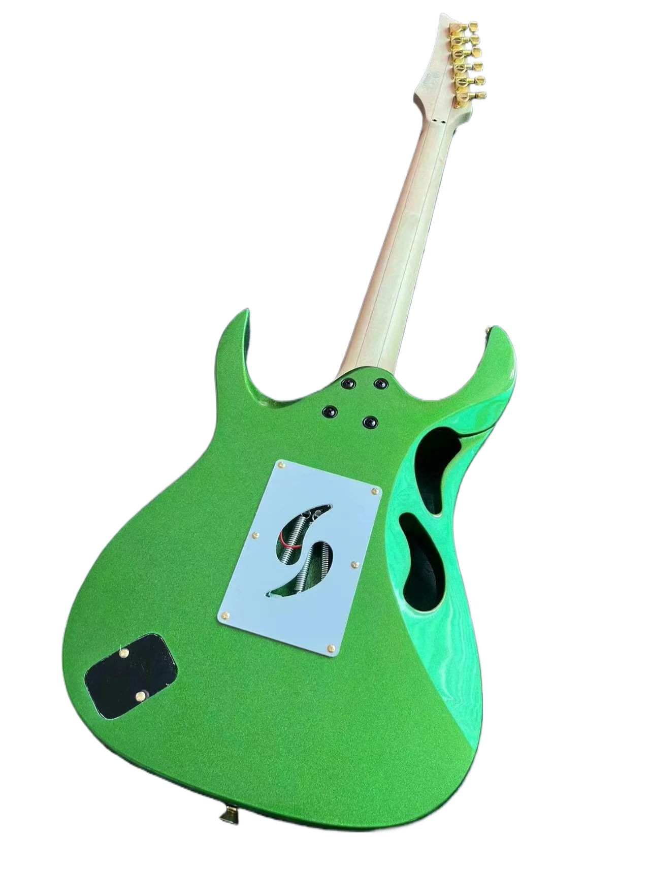 Electric guitar, made of factory customized maple and peach wood. Multiple colors, available in stock, free shipping  ASD1