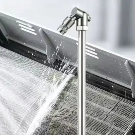 360 Rotating Air Conditioning Cleaning Tool 1/4 Inch Quick Connect 25 Degree Fan Jet For HVAC Maintenance