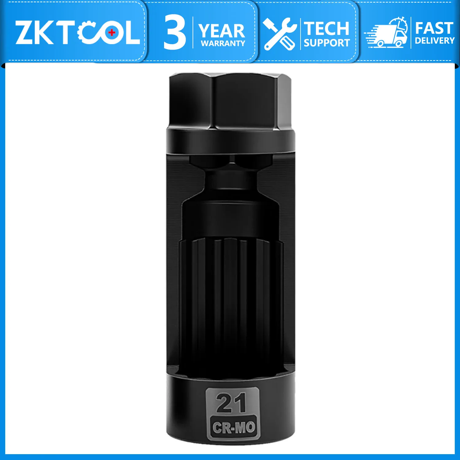 1-Piece Shock Strut Nut Socket Set, 21mm Suspension Strut Socket Tool, 1/2