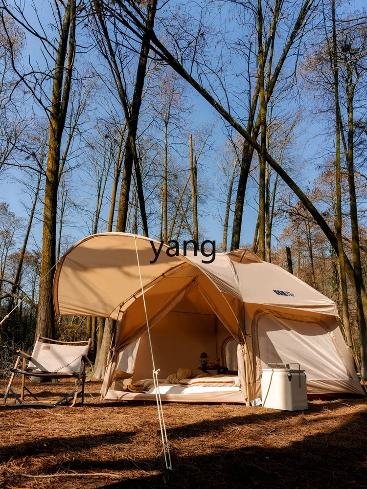 L'm'm Outdoor Overnight Camping Equipment Tent Thickened Rain-Proof Picnic Camping