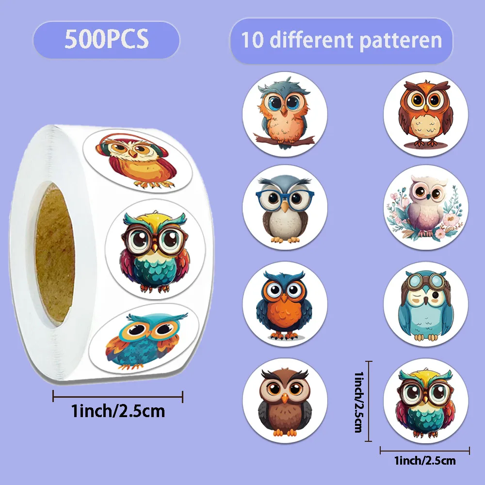 500PCS Creative Owl…
