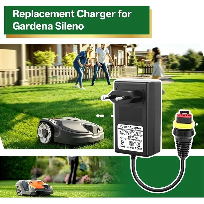 Special Offer~For Husqvarna Automower 105, 310, 315, 315X Robotic Lawnmower Compatible 28V 1.3A Adapter Power Supply Eu Plug