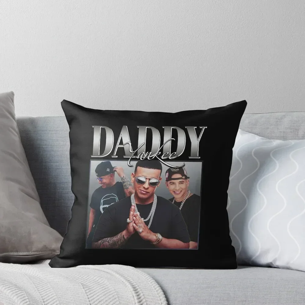 

Daddy Yankee Homage Throw Pillow luxury covers Custom Cushion Decorative Cushion Cover Elastic Cover For Sofa pillow