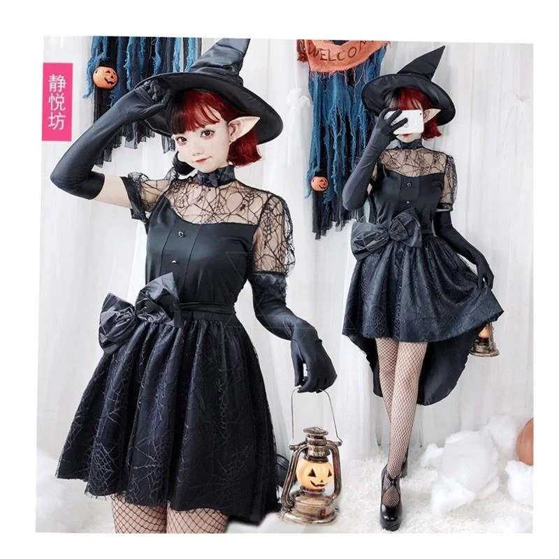 Sexy Halloween-Kostüm für Erwachsene, Hexe, Geisterbraut, Damenbekleidung, Bühnenaufführung, traditionelles chinesisches ethnisches Sle