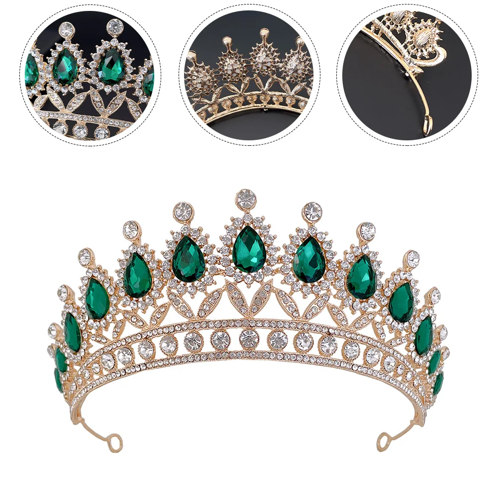 Тиара, головной убор, блестящая корона для свадьбы, дня рождения, аксессуар для волос для девочек и женщин, тиара, головной убор с тиарами