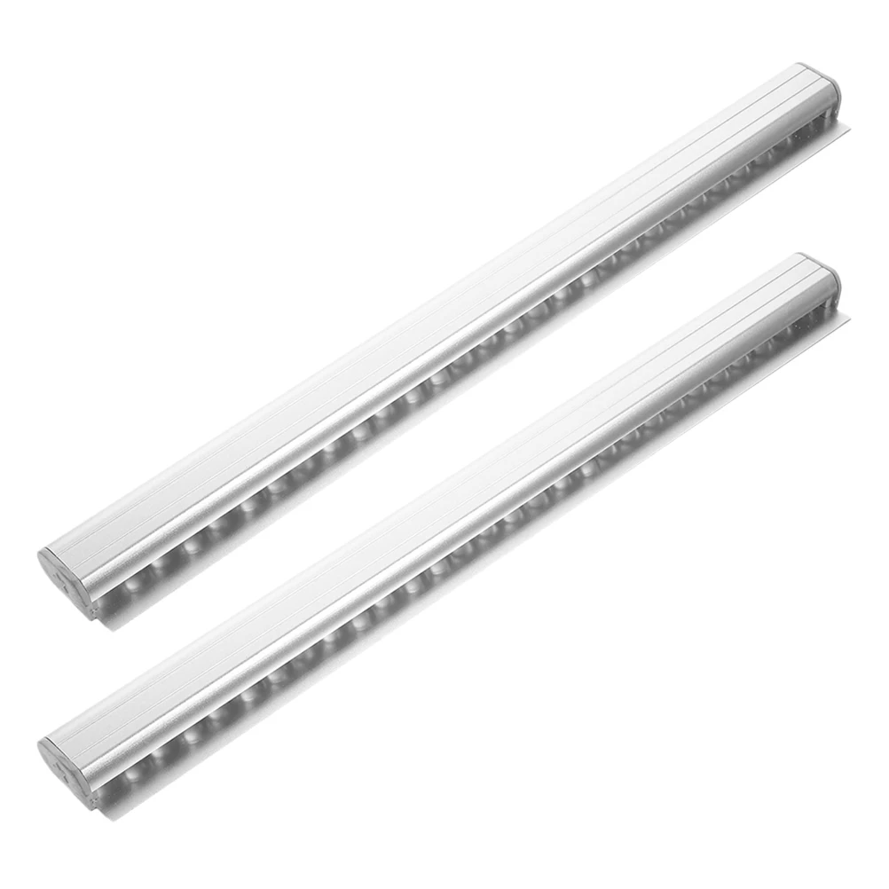 

2Pcs Aluminum Alloy Kitchen Ticket Holder Nopunch Design Receipt Organizer Menu Board for Restaurant Storage