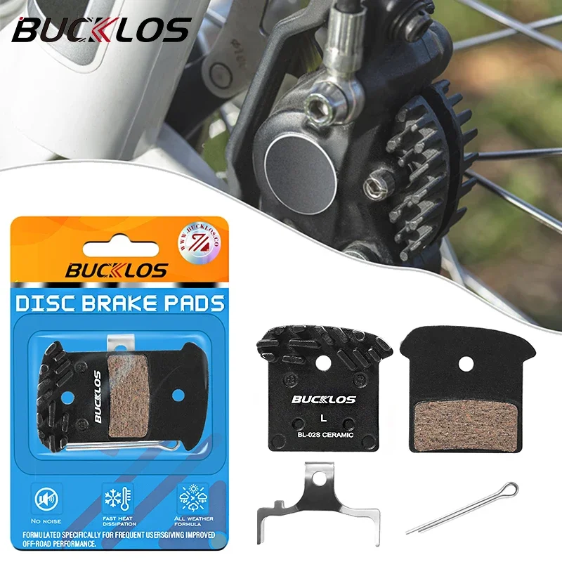 

BUCKLOS Bike Brake Pads Ceramics MTB Bicycle Hydraulic Disc Brake Pads BL-02S Mountain Road Bike Brake Pads Bicycle Accessories