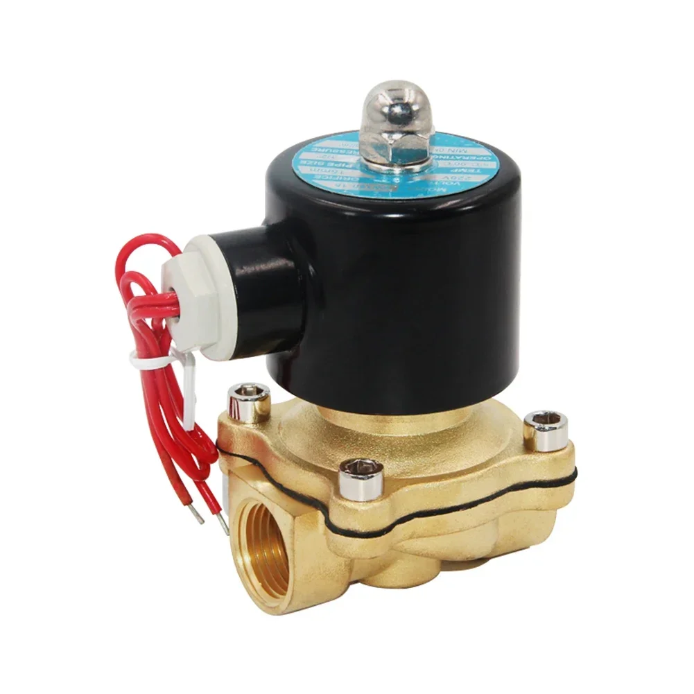 

12V 24V 220V Valve Electric Solenoid Valve For Wet Environments Two-position One-way Switch Compatible With DC12V DC24V AC220V