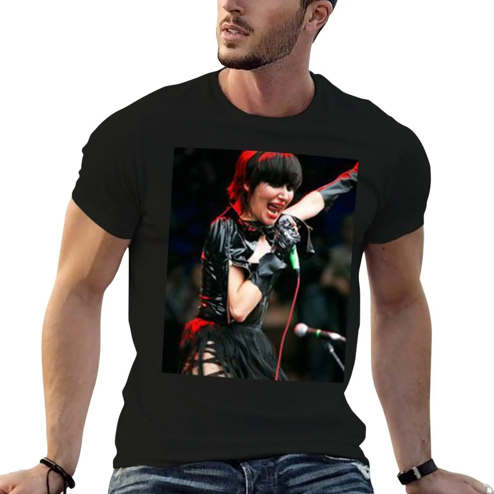 Karen O - Poster T-Shirt plus size clothes cotton graphic tees plus size men clothing