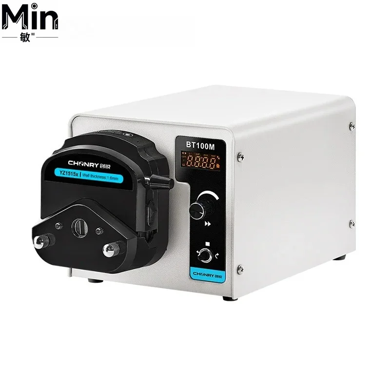 2025 New BT100M-YZ1515x AC Adjustable Speed Chemical Lab Peristaltic Pump Dosing Tool 0.0015-380mL/min Flow