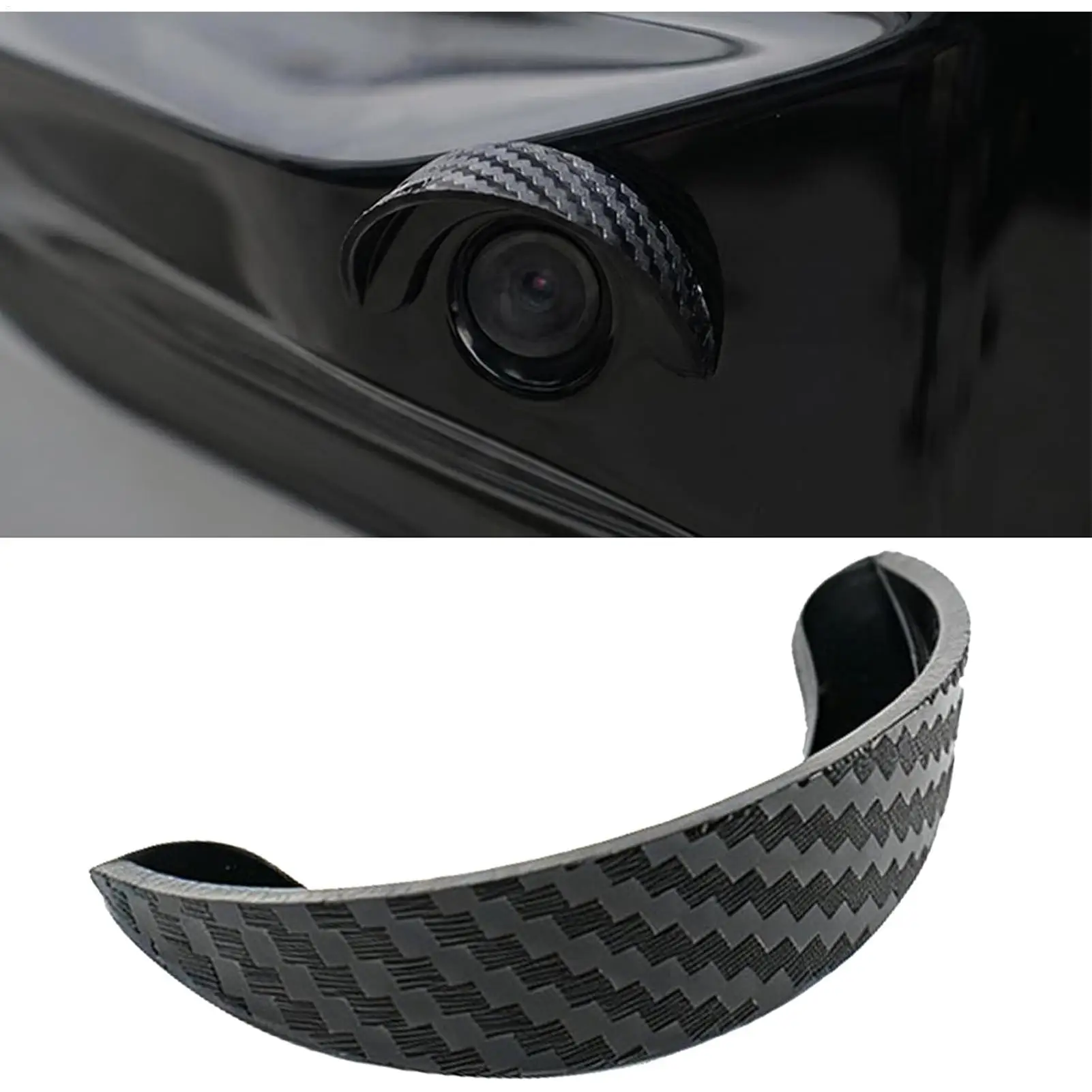 Backup Camera Rain Cover 2 Pieces Dustproof Reverse Camera Hood Backup View Waterproof Cover For Sedan Truck SUV Automotive
