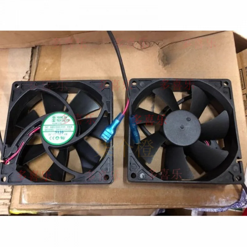 

EE 1PCS for DFB922512L DC12V 1.6W 9025 9CM 2-Wire Silent Cooling Fan