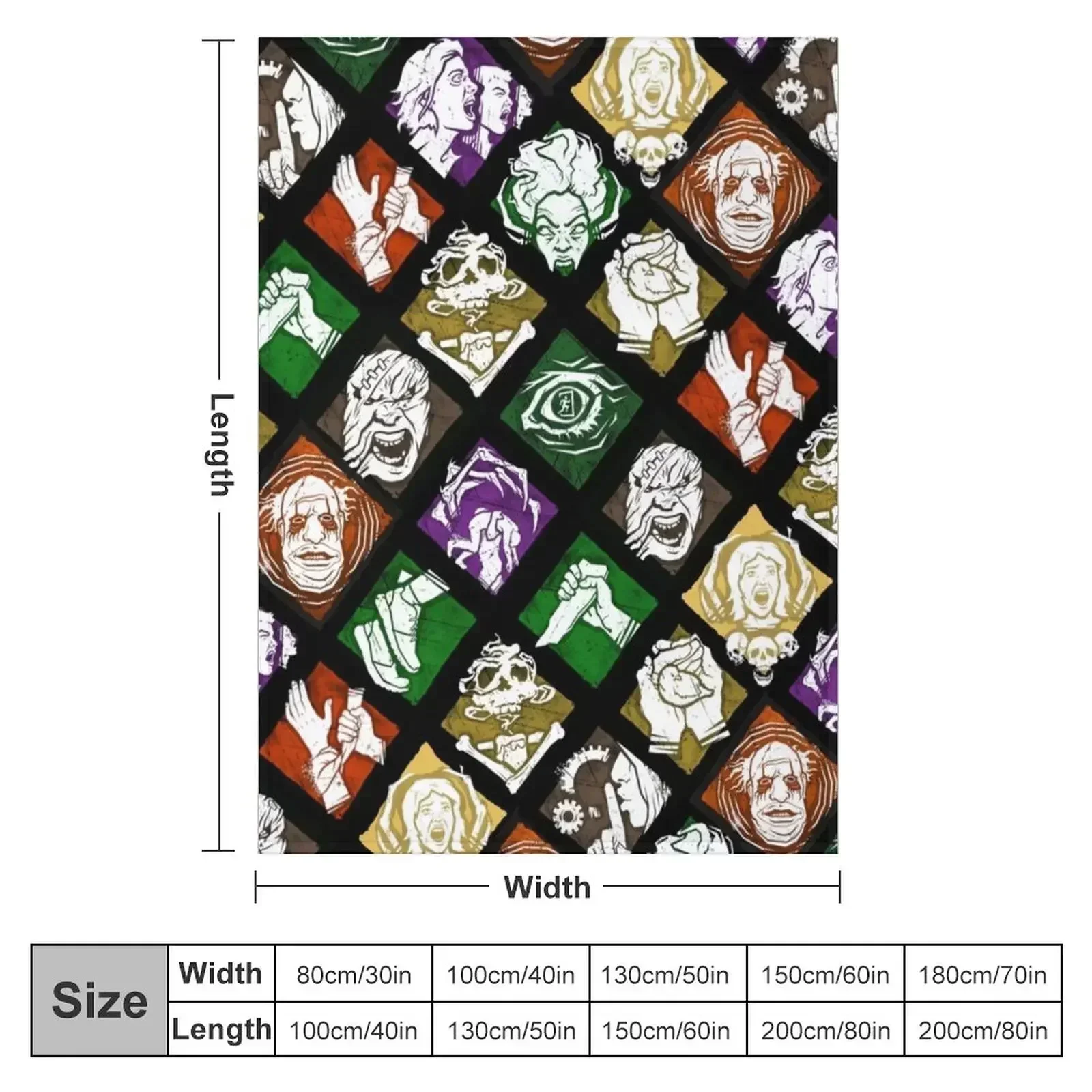 DBD Perks Throw Blanket Designers anime Luxury Thicken Sofa Throw Blankets