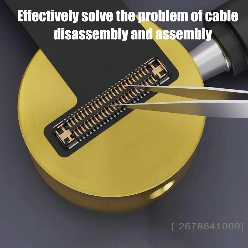 

Micro Hot Plate Tip for D6 Rework Station, 20x9mm Pure Copper Heating Platform for FPC Connector Soldering〔YY33〕〔YY33〕