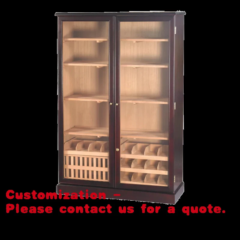 

Customize.Commercial Retail Shop Tobacco Shop Furniture Store Wooden Cigar Display Cabinet Smoke Shop Showcase